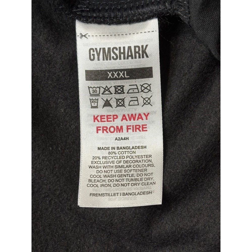 Gymshark Crest Joggers Men's Size 3XL Color Black Slim Fit Gymwear Casual NEW - Picture 4 of 12